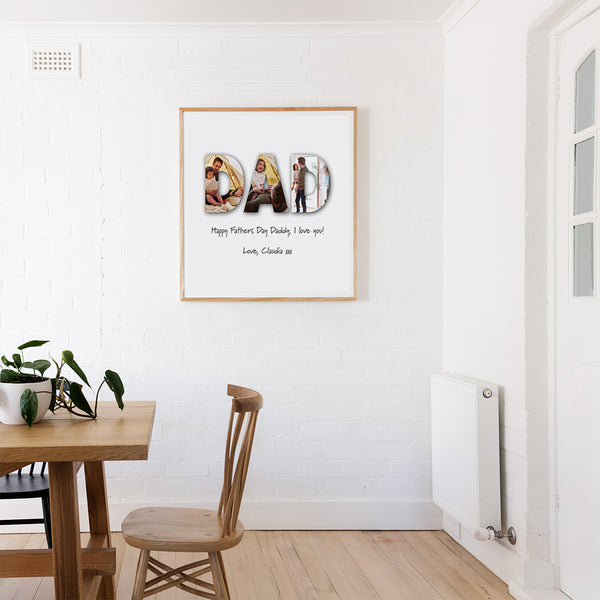 Custom Dad Photo Print