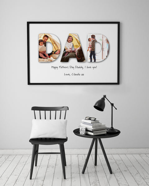 Custom Dad Photo Print