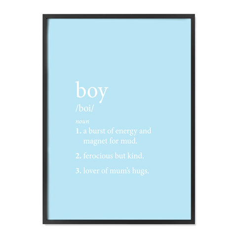 Boy Definition - Blue