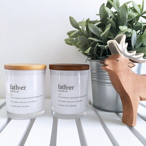 Father Definition Candle