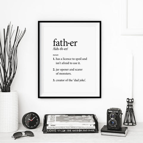 Father Definition Print