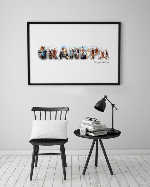 Custom Grandparent Photo Print