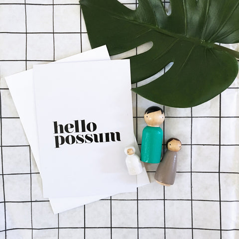 HELLO POSSUM GIFT CARD