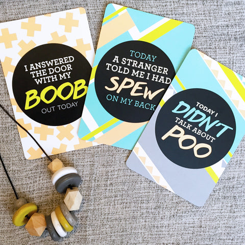 Mummy Milestone Cards