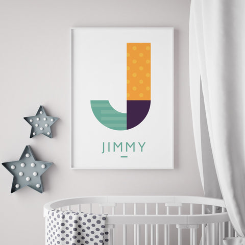 Personalised Geometric Letters