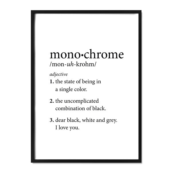 Monochrome Definition