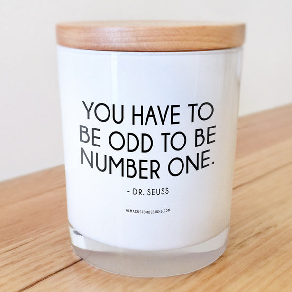 You have to be odd to be Number One Candle