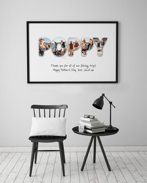 Custom Grandparent Photo Print