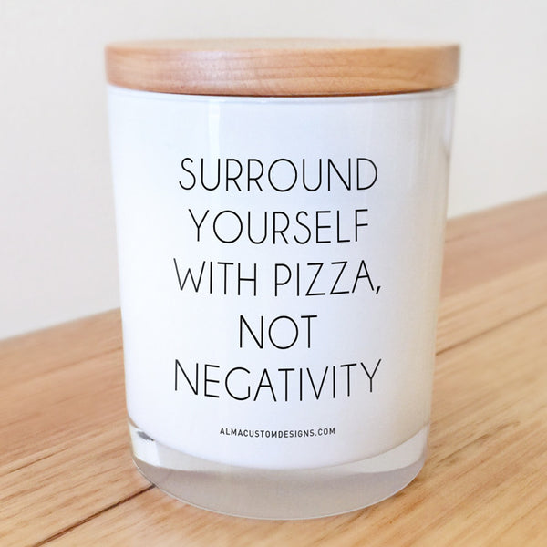 Surround yourself with pizza... Candle