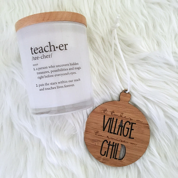 Teacher Standard Definition Candle