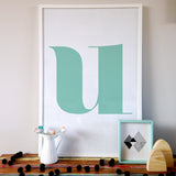 Custom Letter U