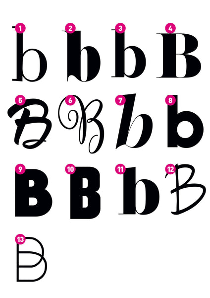 Custom Letter B