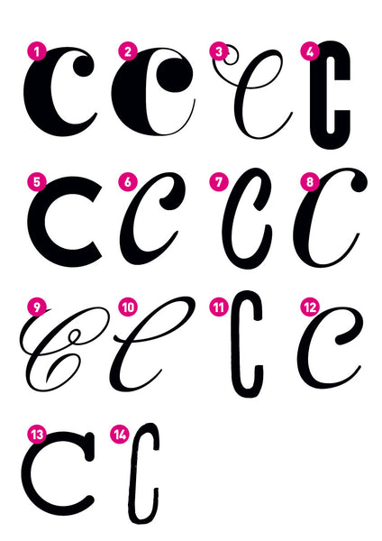 Custom Letter C