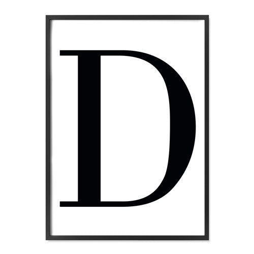 Custom Letter D