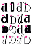 Custom Letter D