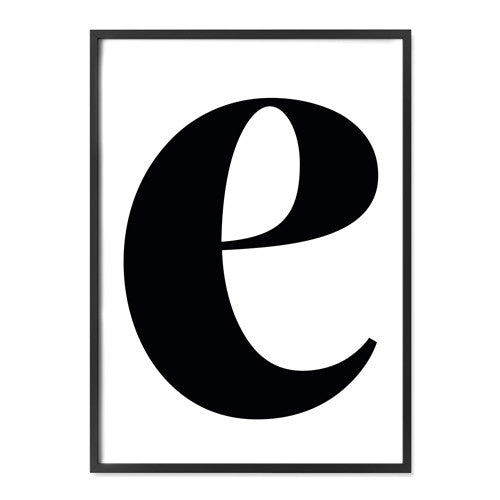 Custom Letter E