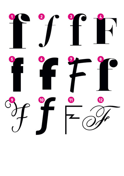 Custom Letter F