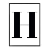 Custom Letter H