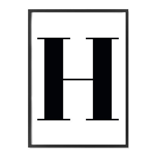 Custom Letter H