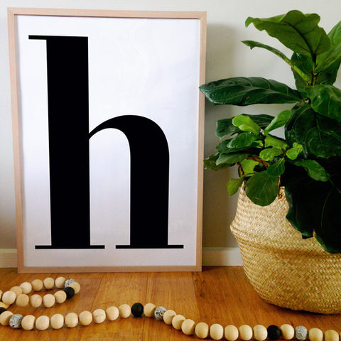 Custom Letter H