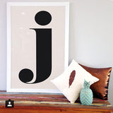 Custom Letter J