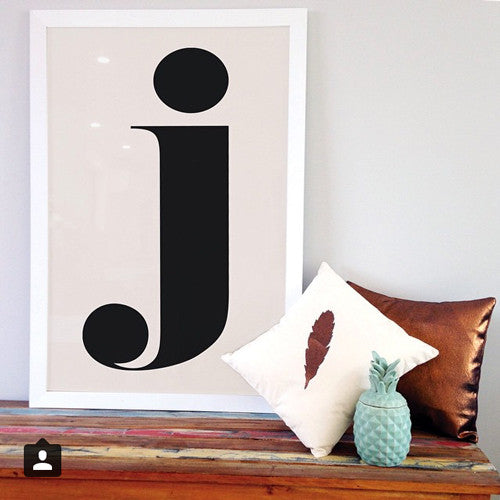 Custom Letter J