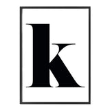 Custom Letter K