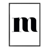 Custom Letter M