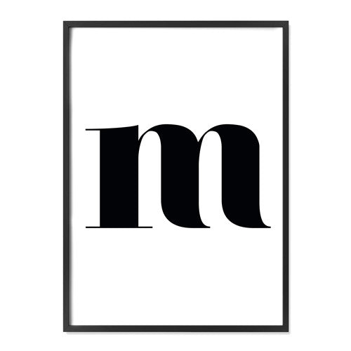 Custom Letter M