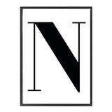 Custom Letter N