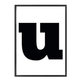 Custom Letter U