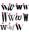 Custom Letter W