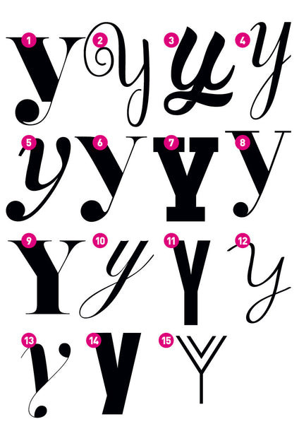 Custom Letter Y