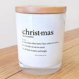 Christmas Definition Candle
