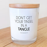 Don't get your Tinsel in a Tangle Candle