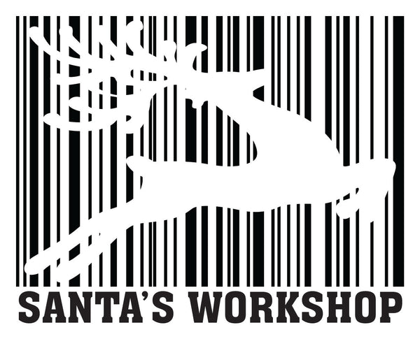 Christmas Barcode Stickers
