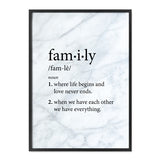 Family Definition - Marble