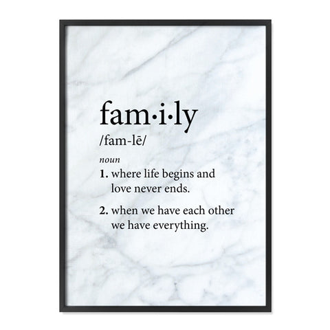Family Definition - Marble