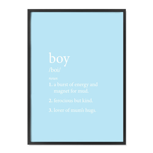 Boy Definition - Blue