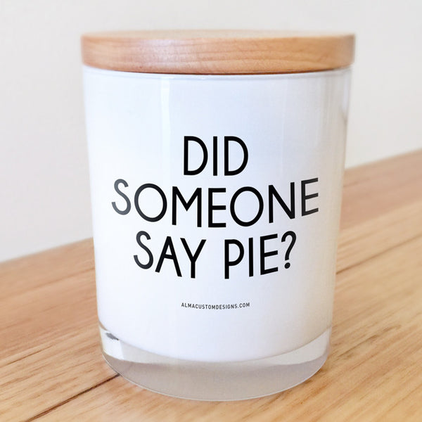 Did someone say Pie? Candle