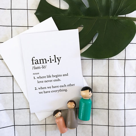 FAMILY DEFINITION GIFT CARD
