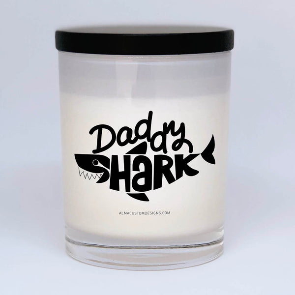 Daddy Shark Candle