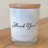 Thank you script candle