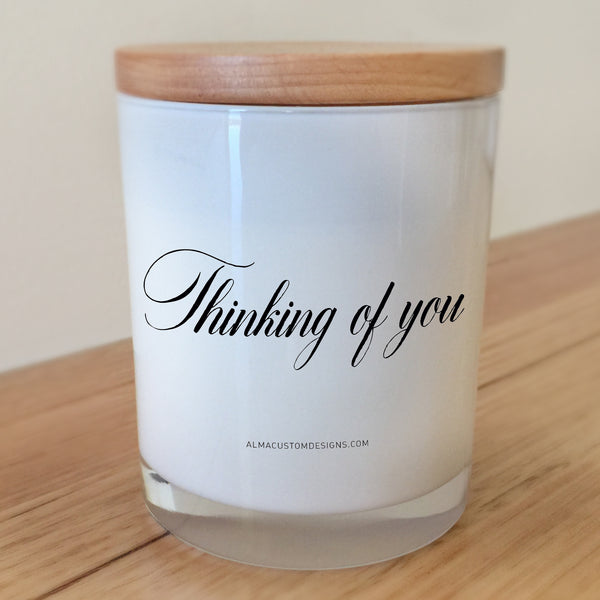 Thinking of you candle