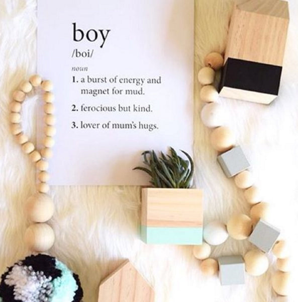 Boy Definition Black | Alma Custom Designs