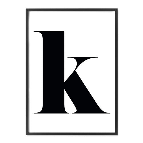 Custom Letter K